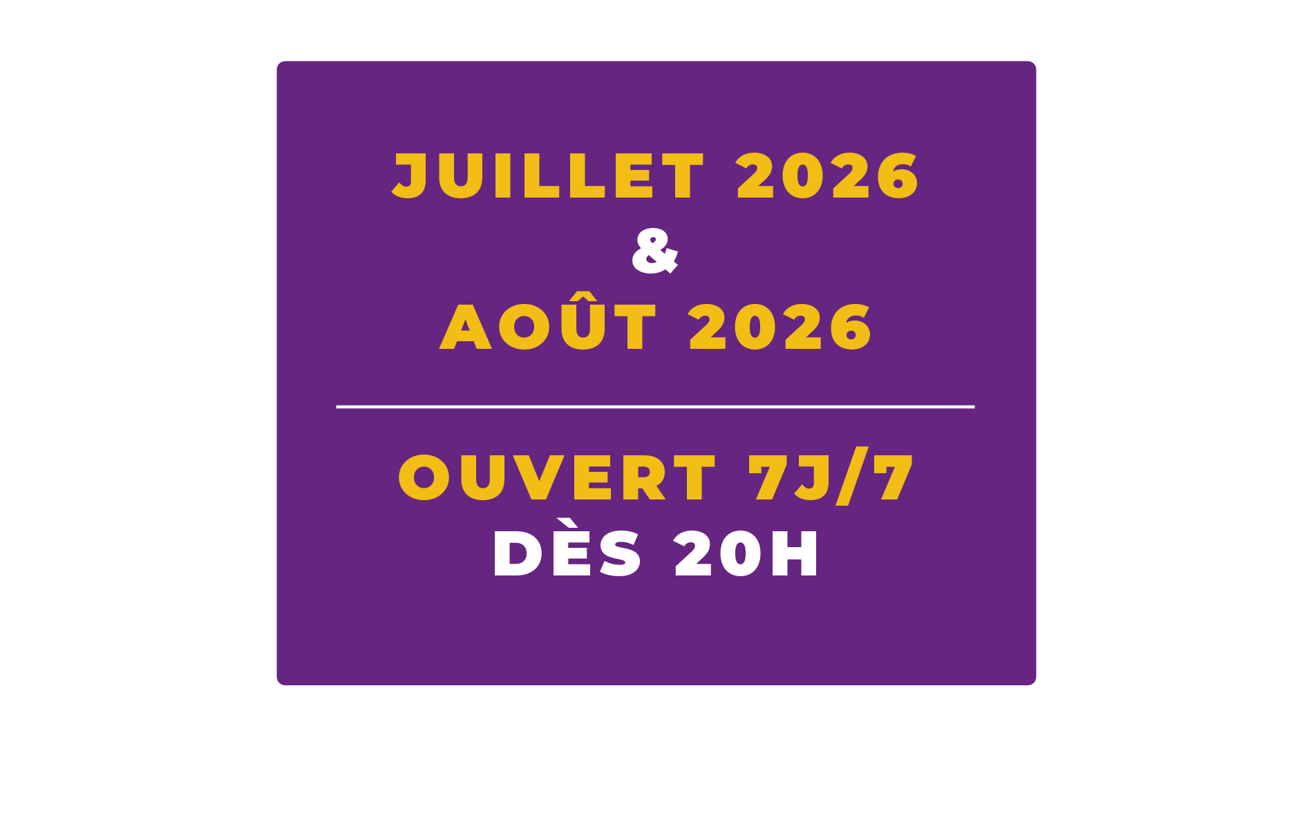 Luna Park Calendrier